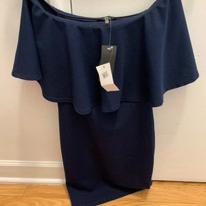 Nordstrom Navy Blue Dress XS